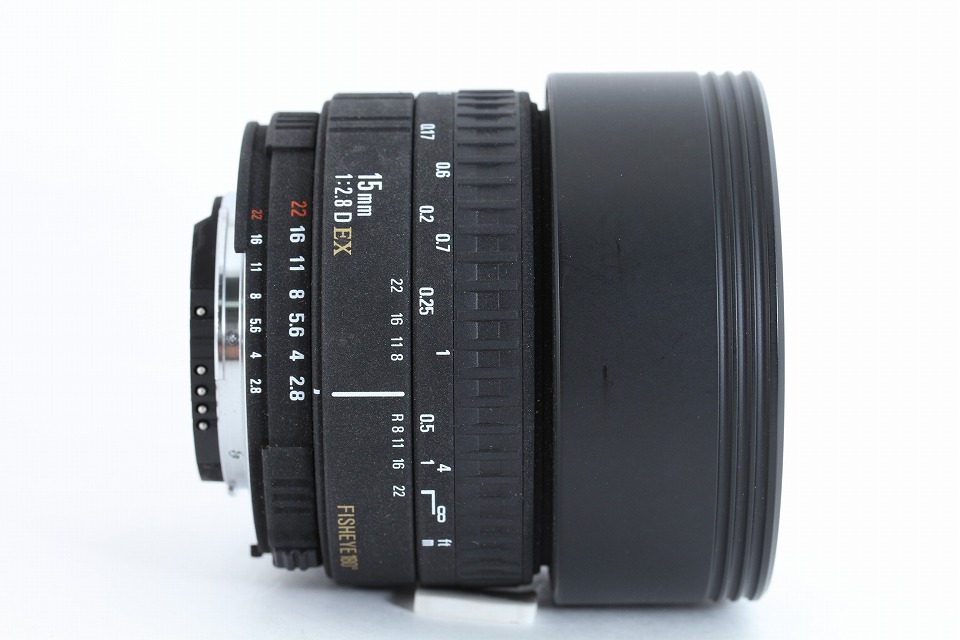 SIGMA AF FISHEYE 15mm F2.8 D EX For Nikon F